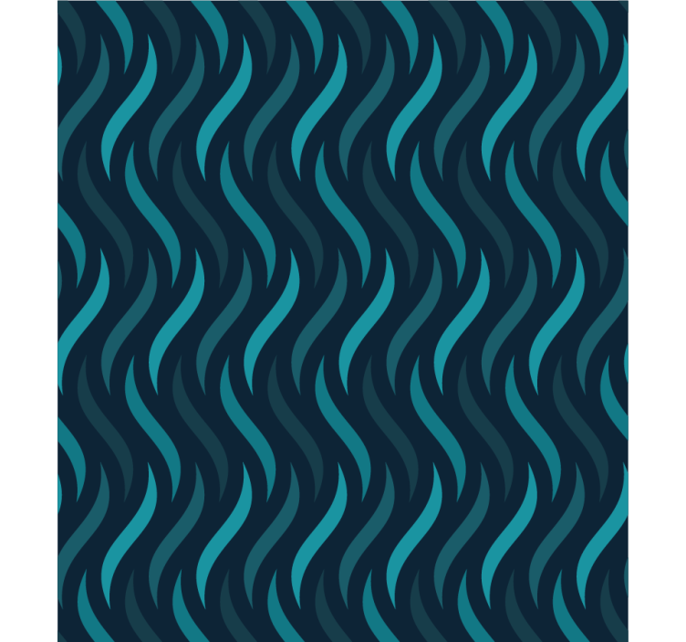 Rollo fenster blau mit welliger struktur - TenStickers