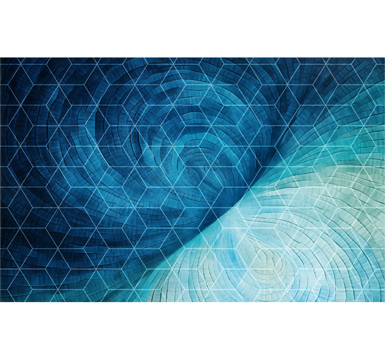 Rollo fenster blau abstrakter blauer hintergrund - TenStickers