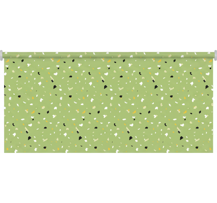 Rollo fenster grün terrazzo grün - TenStickers
