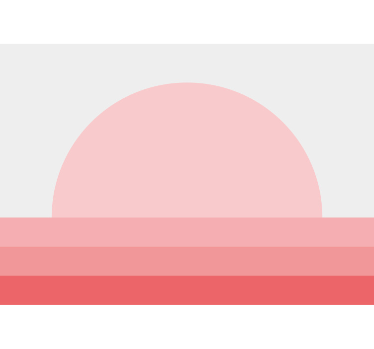 Rollo fenster wohnzimmer pink 70er sonnenuntergang - TenStickers