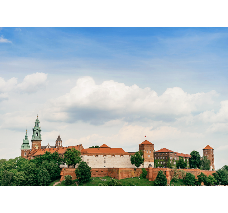 Rollo fenster wohnzimmer royal castle in krakau - TenStickers