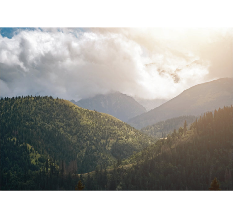 Rollo fenster wohnzimmer tatra nationalpark - TenStickers