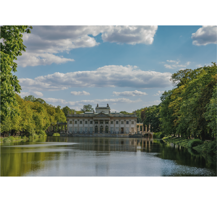 Rollo fenster wohnzimmer Łazienki park warschau - TenStickers
