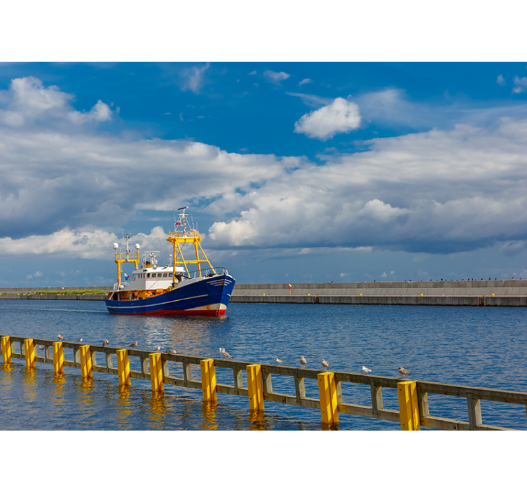 Rollo fenster wohnzimmer gdynia schiff - TenStickers