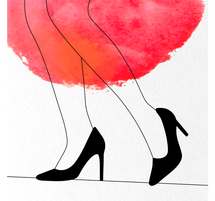 Rollo fenster wohnzimmer schattiertes aquarellkleid - TenStickers