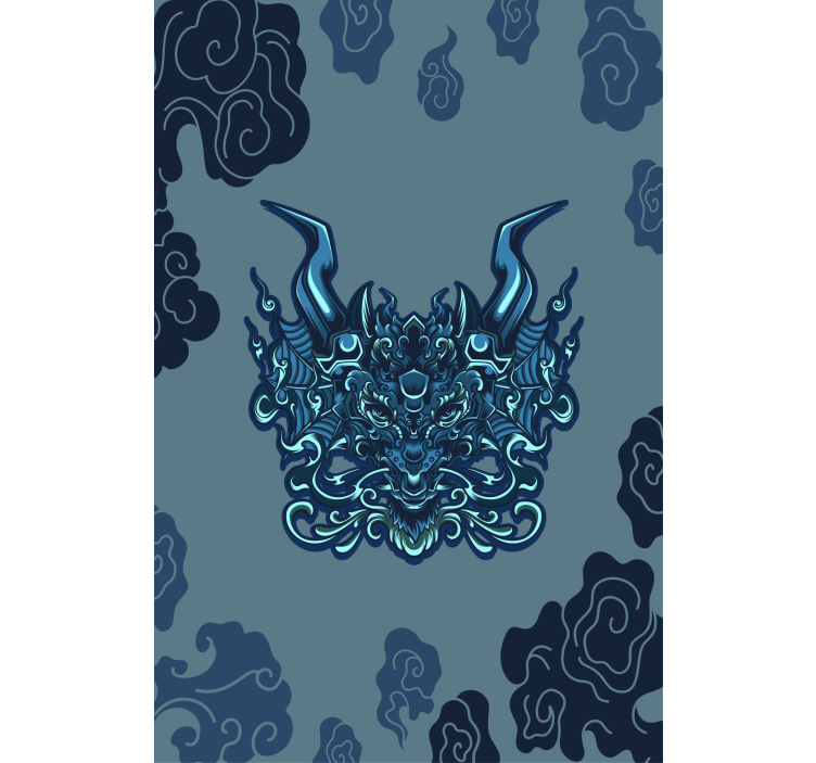 Rollo fenster wohnzimmer mythischer drache - TenStickers