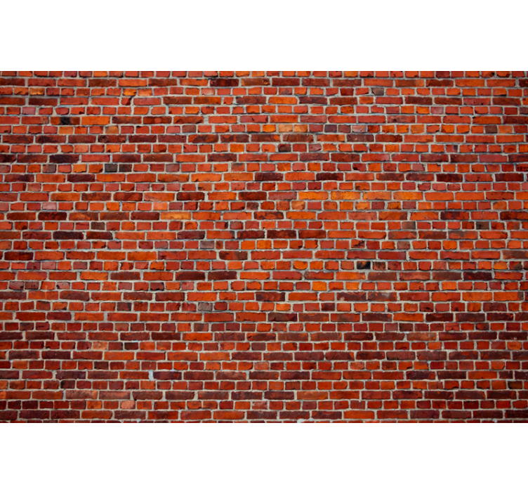 Rollo fenster wohnzimmer im modernen ziegel-industrie-stil - TenStickers