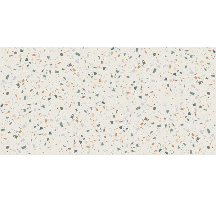 Rollo fenster beige mit beigem terrazzo-motiv - TenStickers