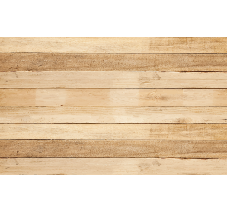 Rollo fenster beige in hellen holzplanken - TenStickers