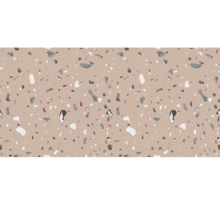 Rollo fenster beige beige terrazzo design - TenStickers