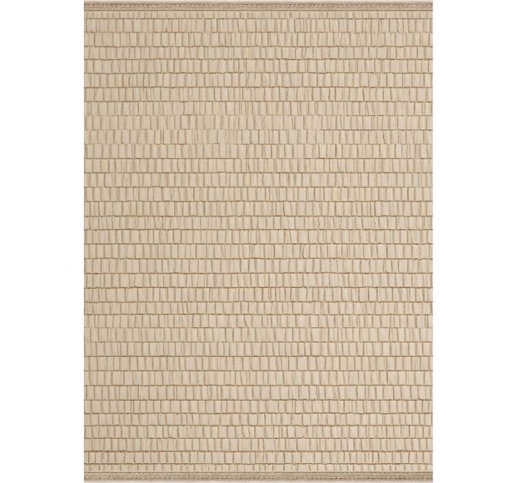 Rollo fenster beige mit geflochtener rattantextur - TenStickers