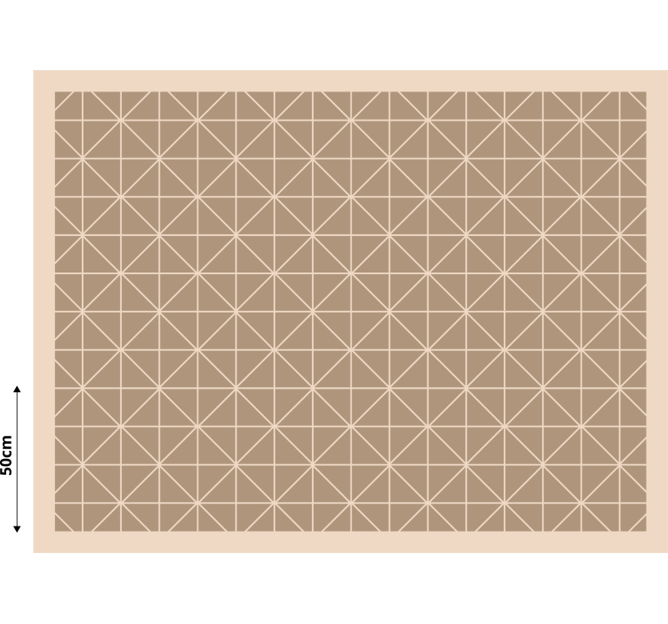Rollo fenster beige mit beigem musterfliesen - TenStickers