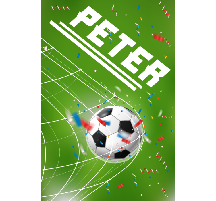 Scoring goal individuell bedruckter fensterschatten - TenStickers