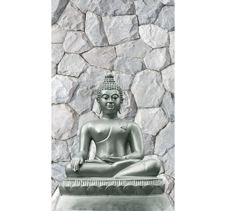 Steineffekt Buddha Zen Rollo - TenStickers