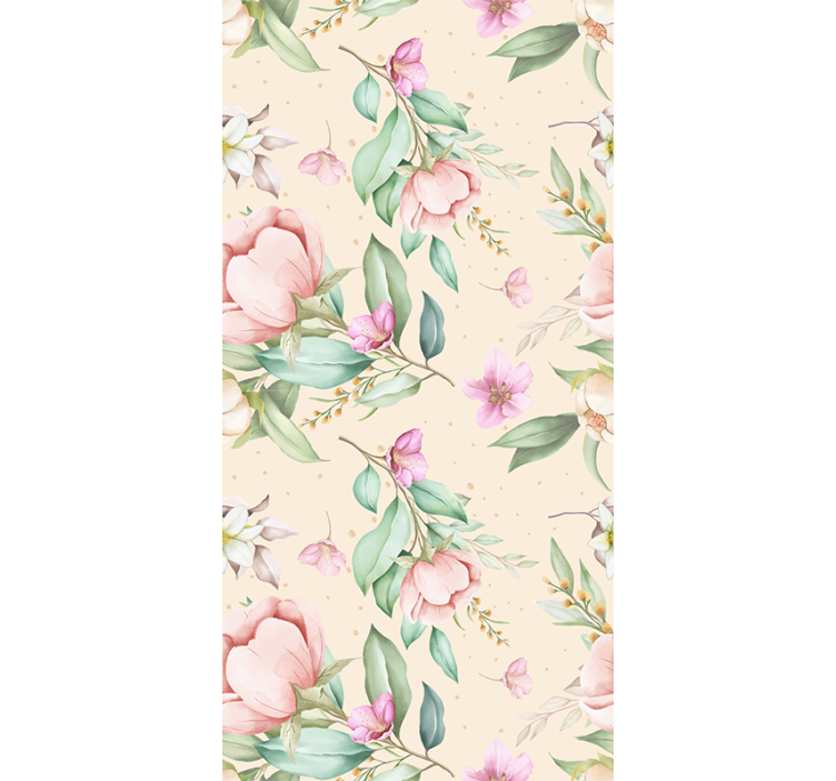 rollo für Balkon Originales blumenmuster - TenStickers