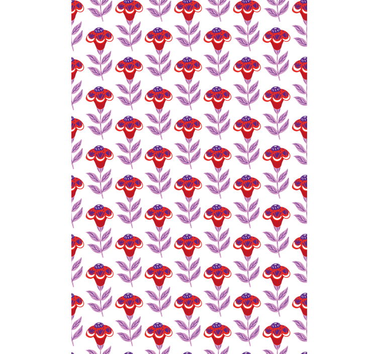 Rollo Fenster Blumen lebendiges blumenthema - TenStickers