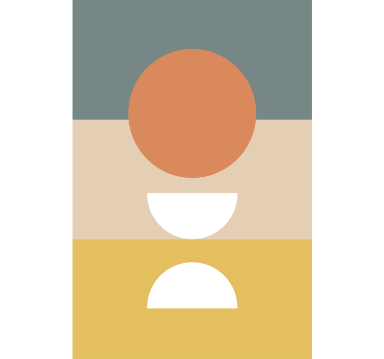 Fenster Rollo modern anordnung geometrischer formen - TenStickers