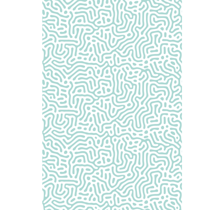 Rollo Blumen und Pflanzen Grün-weißes naturmuster - TenStickers