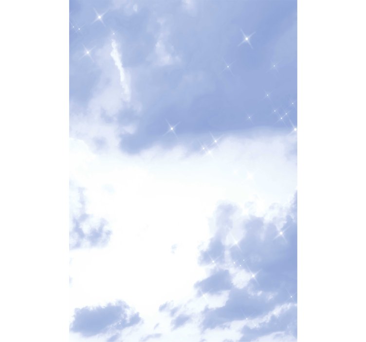 Rollo Fenster Wolken sanfter himmel - TenStickers