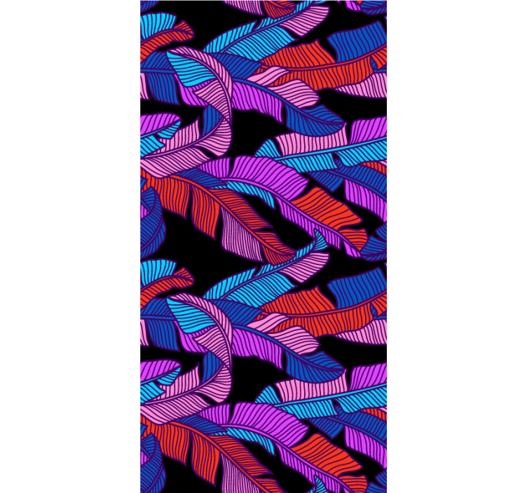 Rollo Fenster originell elektrisches federmuster - TenStickers