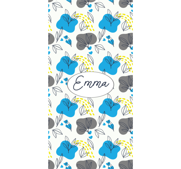 Rollo Fenster Blumen benutzerdefinierter blumenname - TenStickers