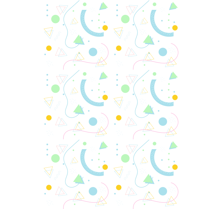 Fenster rollo modern geometrische formen muster - TenStickers