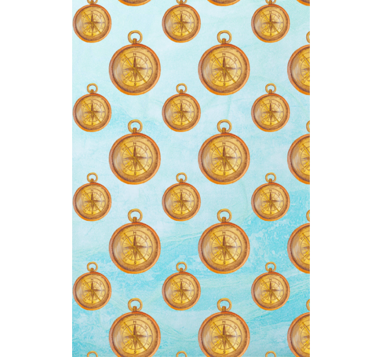 Rollo Fenster originell vintage-kompassmuster - TenStickers