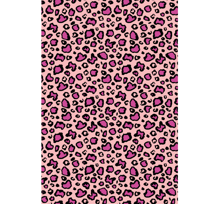 Rollo fenster weitere tiere pink leopard muster - TenStickers