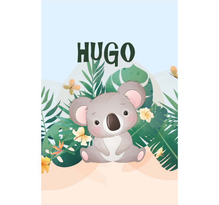 Rollo Fenster Tiere kuschelige koala-illustration - TenStickers