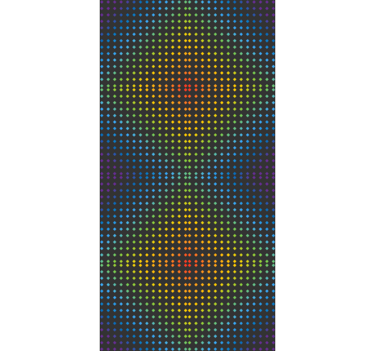 rollo mit Textur und Muster Regenbogenmosaikhintergrund mit Farb - TenStickers