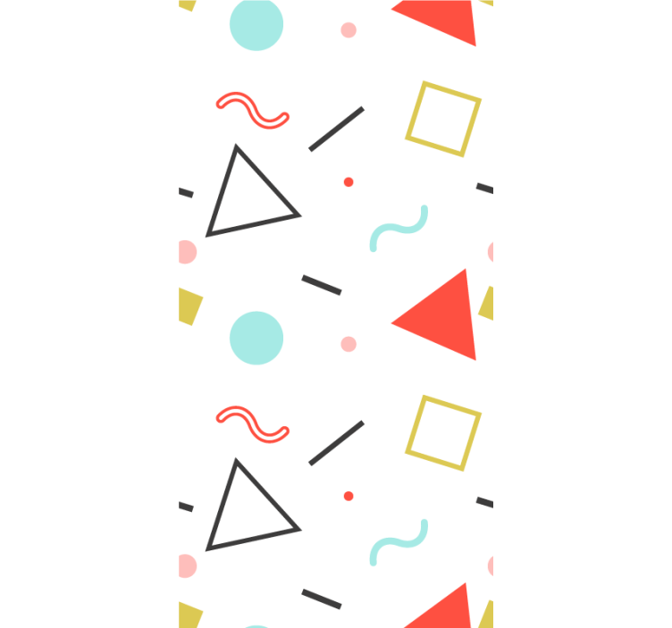 Fenster Rollo modern minimalistische geometrische formen - TenStickers