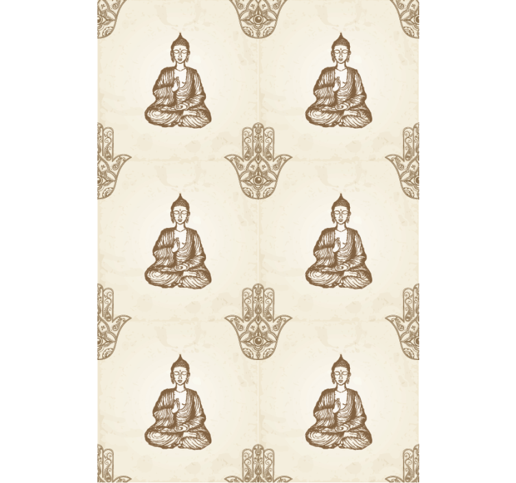 Rollo Fenster Zen buddha-symbolmuster - TenStickers