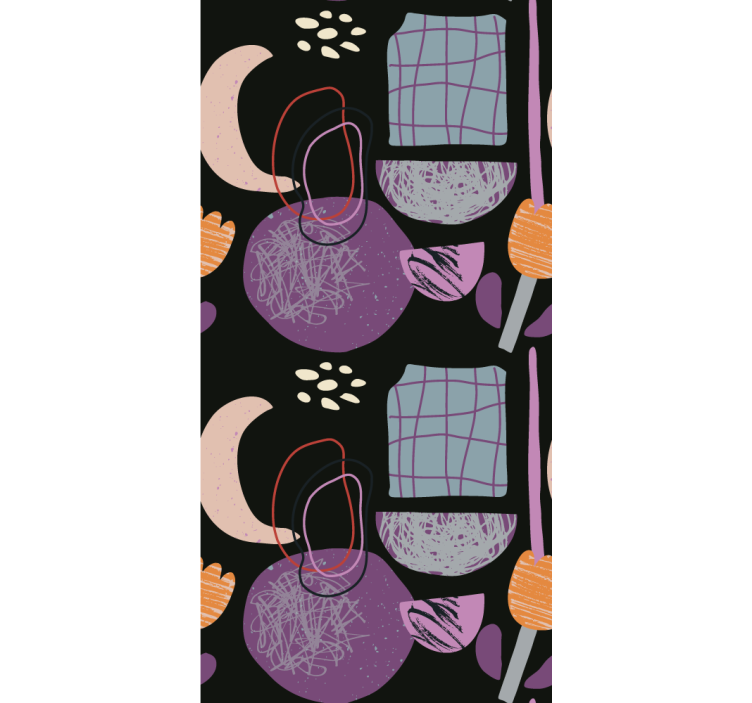 Fenster Rollo modern abstraktes formmuster - TenStickers