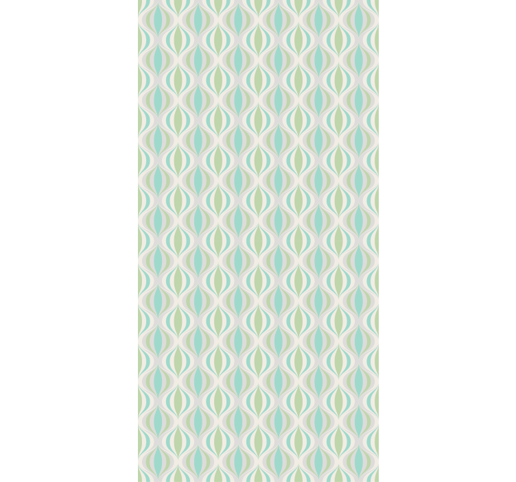 Mehr Vintage Rollos Helle Farben 70er jahre Muster - TenStickers