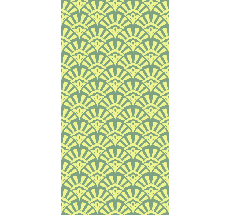 Rollo Fenster Muster elegantes blattthema - TenStickers