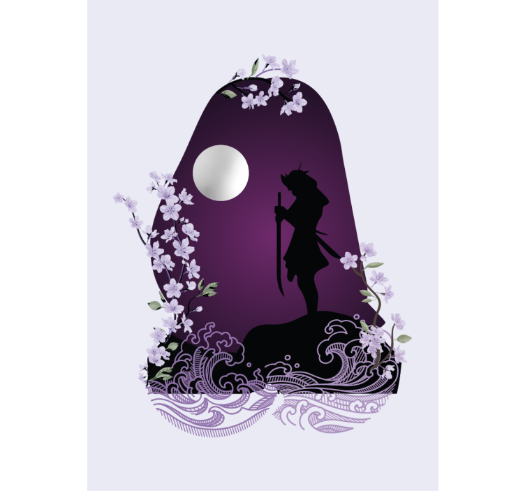 Origineller Rollo Violetter anime-charakter - TenStickers