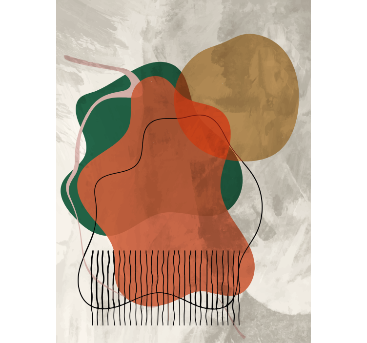 Fenster Rollo modern abstrakte formationen - TenStickers