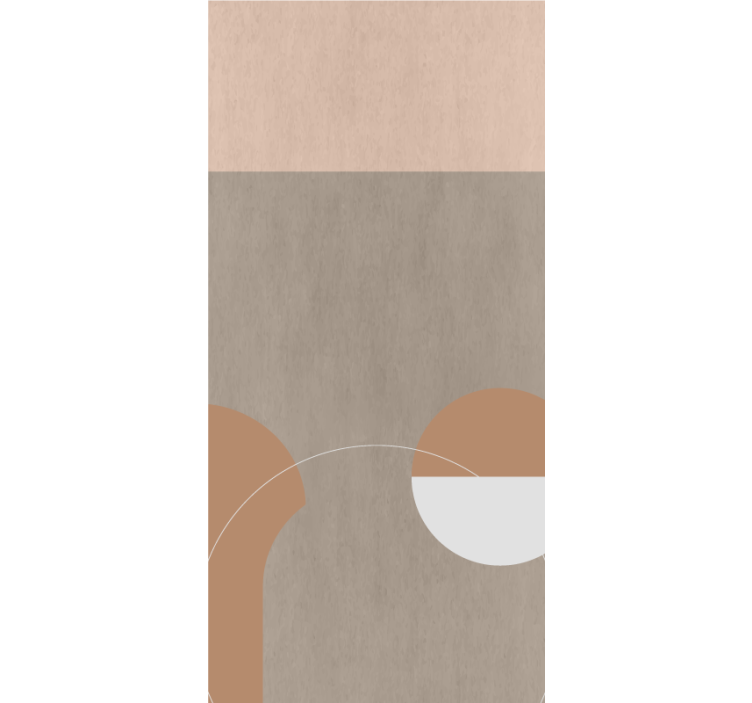 Fenster Rollo modern geometrische runde formen - TenStickers