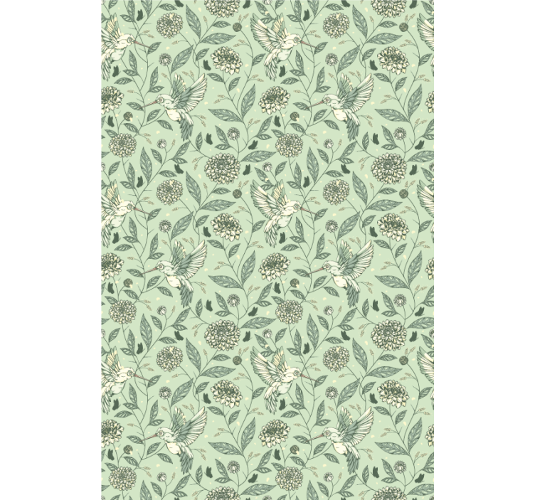 Rollo Fenster Blumen bezauberndes florales design - TenStickers