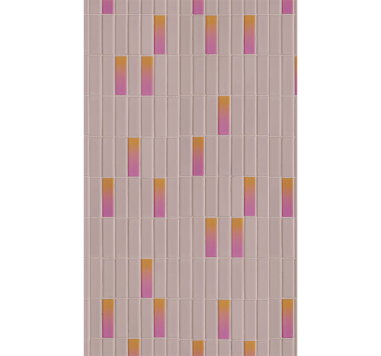 Rollo fenster muster gradient rosa verlauf - TenStickers