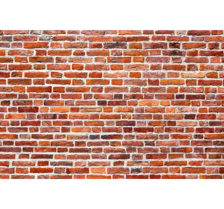 Rollo Fenster Muster rustikales ziegelmuster - TenStickers