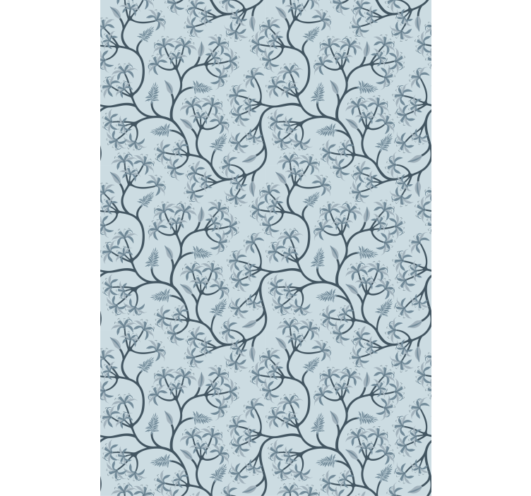 Rollo Fenster Blumen elegantes botanisches muster - TenStickers