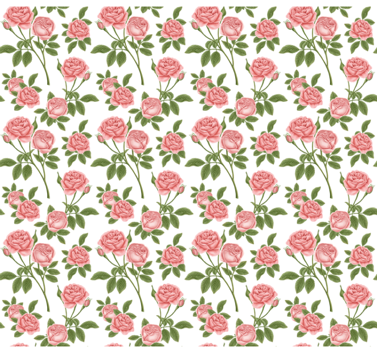 Rollo mit Blumen Rosen mit blumendruck - TenStickers