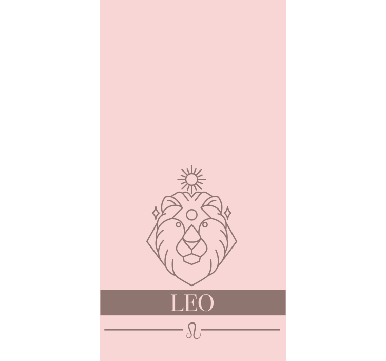 Rollo Fenster originell löwe sternzeichen - TenStickers