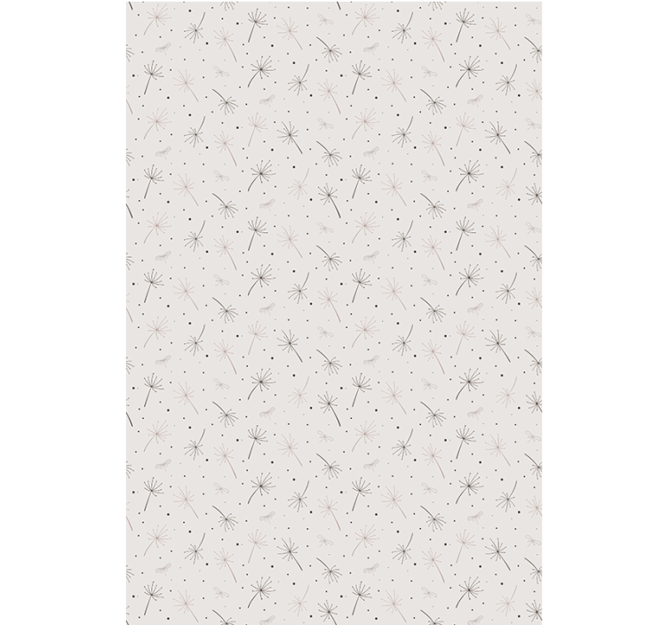 Rollo Fenster Blumen löwenzahnsamenmuster - TenStickers