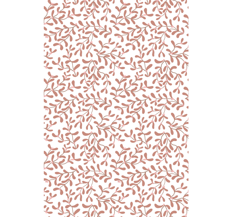 Rollo Fenster Blumen dezentes blattmotiv - TenStickers