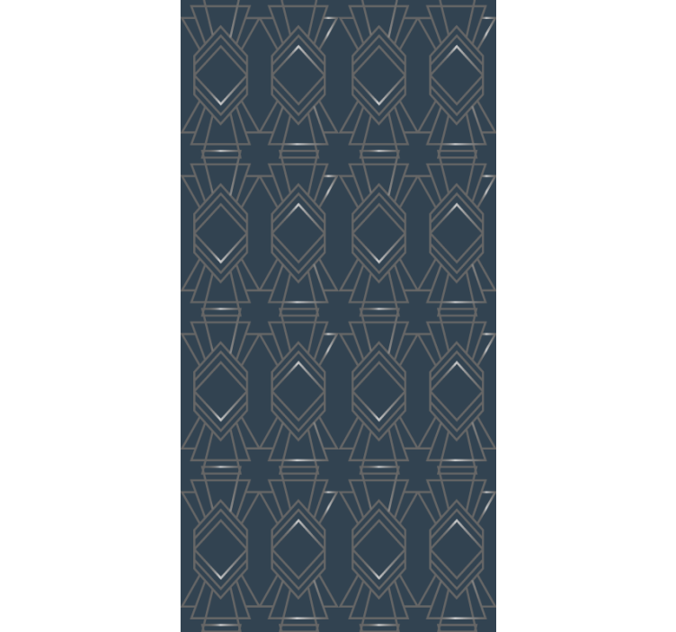 Fenster Rollo modern muster mit geometrischen formen - TenStickers