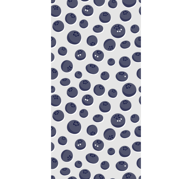 Rollo fenster obst mit heidelbeer-motiv - TenStickers