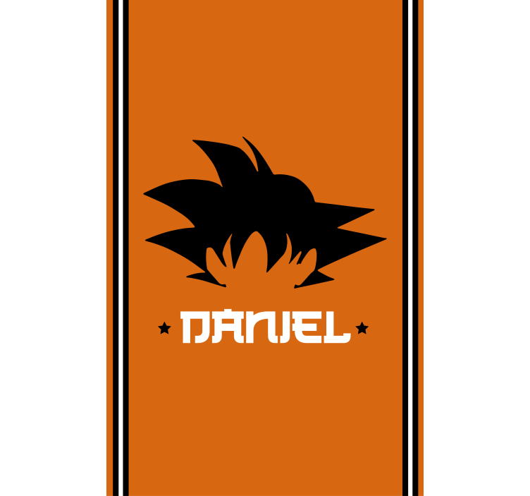 Rollo Goku personalisiert - TenStickers