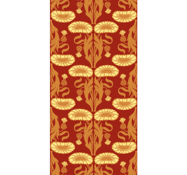 Rollos klassisches Muster Blume - TenStickers